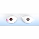Glød Briller hvit med rosa logo thumbnail
