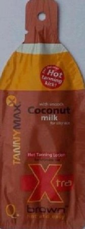 Dark Hot Coconut Milk, Hot Bronzing Lotion 15 ml